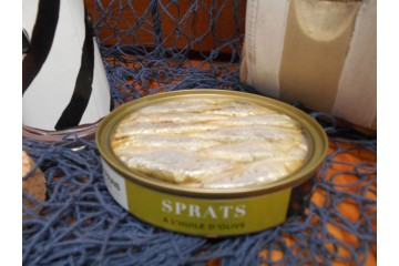 Sprats à l'huile d'olive