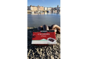 Calamars &agrave; l'encre 