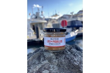 Rillettes de lieu au piquillos au piment d'Espelette