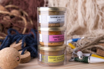 Lot de 3 terrines (thon, sardines et maquereaux)